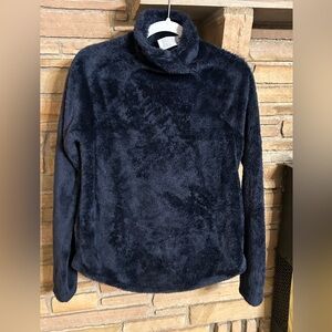 JoyLab‎ Sherpa Pullover Sweatshirt Small Navy Super soft